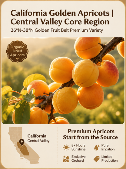 California Specialty Dried Apricots-Your New Favorite Guilt-Free Snack! ⚡ Energy Boost-TTQL