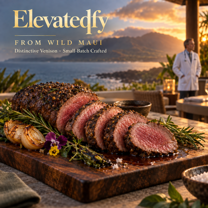 🦌 Ovelqo Premium Hawaiian Royal Wild Venison – Wild-Caught Maui Axis Deer, Rich Flavor & Small-Batch Crafted-TTBD