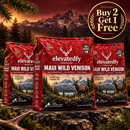 🦌 Ovelqo Premium Hawaiian Royal Wild Venison – Wild-Caught Maui Axis Deer, Rich Flavor & Small-Batch Crafted-TTBD