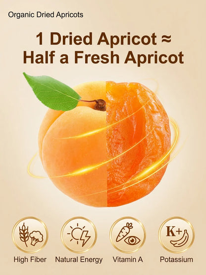 California Specialty Dried Apricots-Your New Favorite Guilt-Free Snack! ⚡ Energy Boost-TTQL