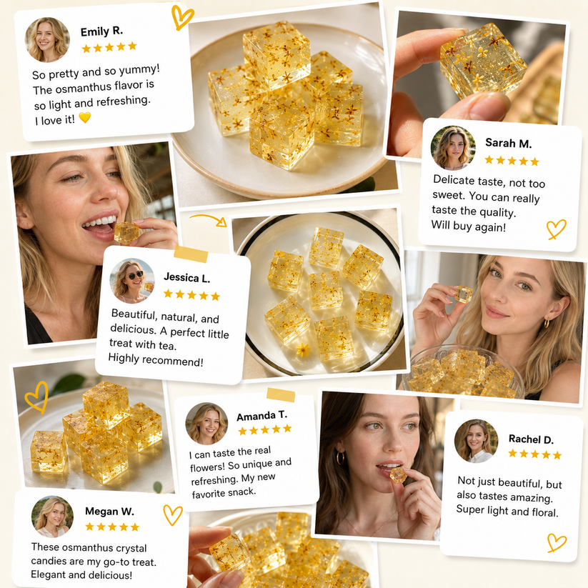 Osmanthus Crystal Candy-A Touch of Golden Elegance in Every Bite! ✨-TTQL