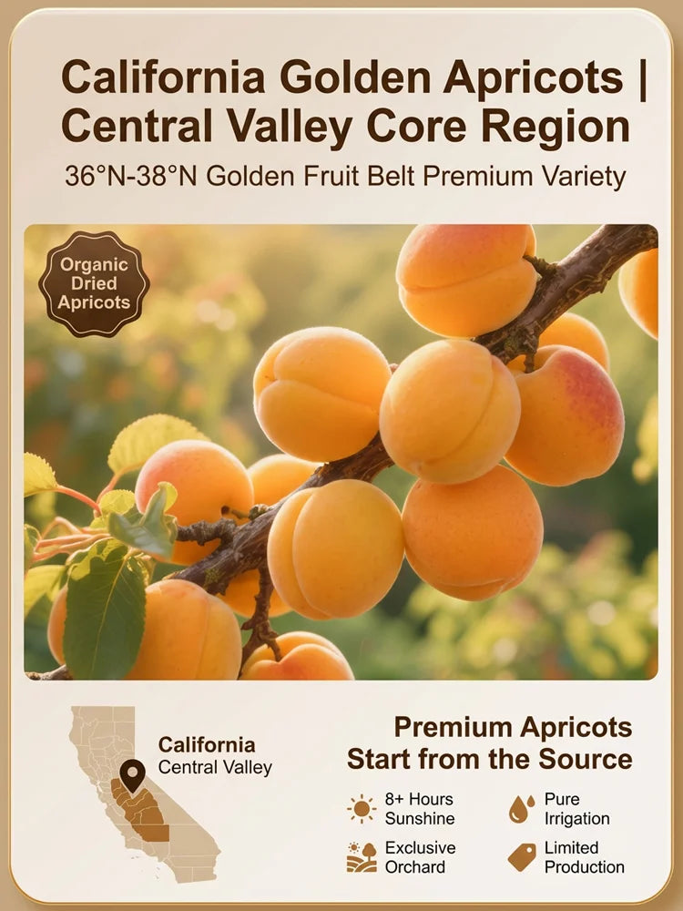California Specialty Dried Apricots-Your New Favorite Guilt-Free Snack! ⚡ Energy Boost-TTQL