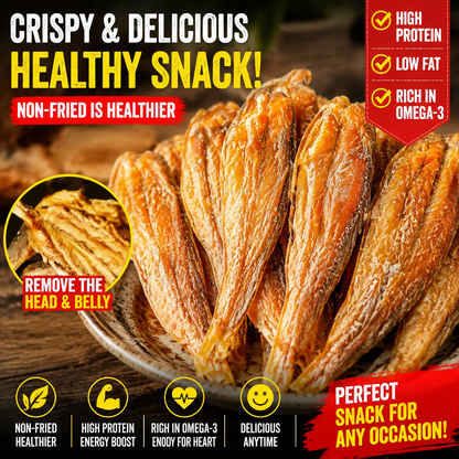 Crave midnight snacks without the guilt? Try these crispy deep-sea fish crisps! 🌙🤤🐟-TTQL