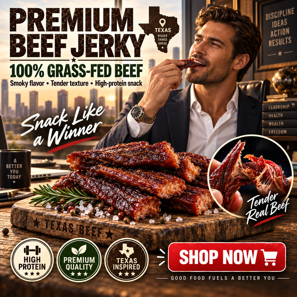 100% Grass-Fed Premium Beef Steak-TTQL