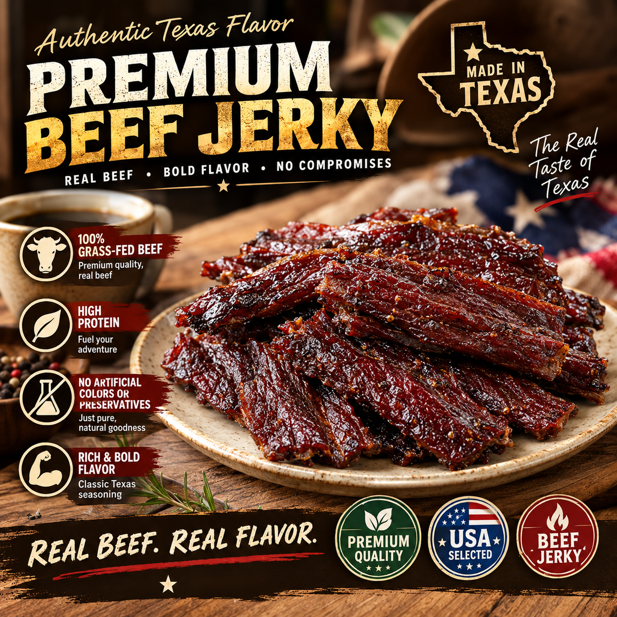 100% Grass-Fed Premium Beef Steak-TTQL