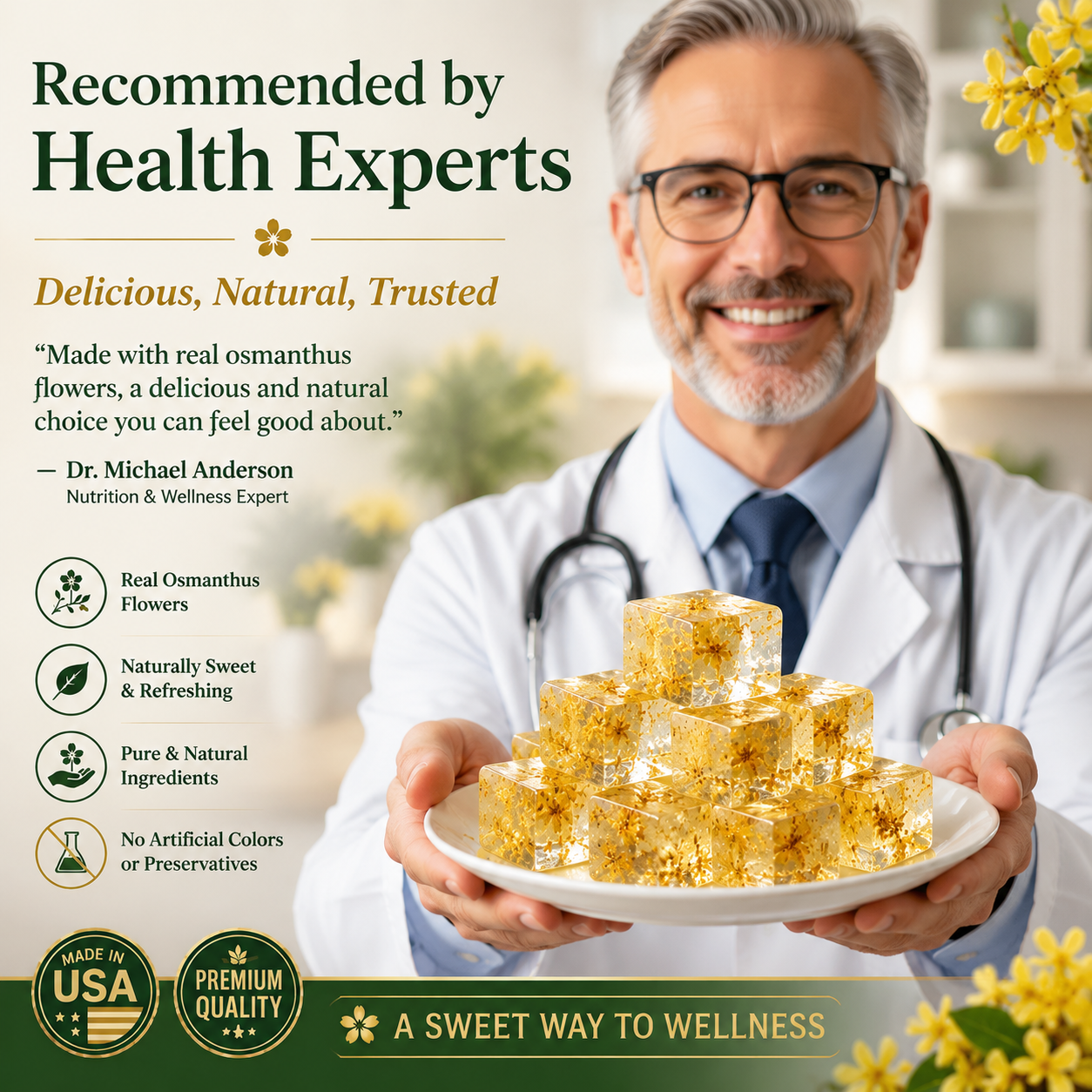 Osmanthus Crystal Candy-A Touch of Golden Elegance in Every Bite! ✨-TTQL